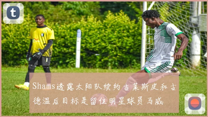 Shams透露太阳队续约吉莱斯皮和古德温后目标是留住明星球员马威